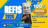 Prefeitura de Pitimbu lança Refis 2026 com até 100% de desconto em juros e multas